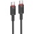 кабель borofone bx110 type-c - type-c 60w/1м (чорний) 