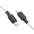 кабель hoco x90 cool silicone (pd) type-c - type-c 60w 3a/1m (білий) 