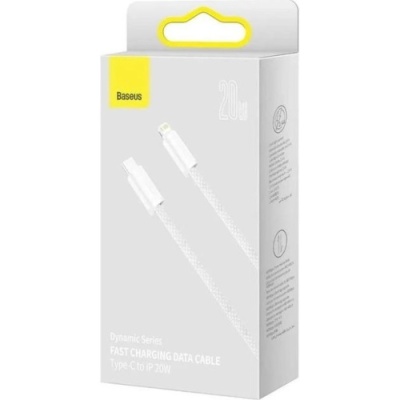 кабель baseus dynamic series type-c - lightning pd20w/1m (cald000002) (white) 