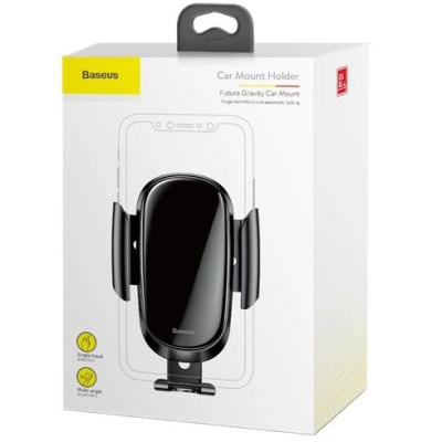 Автотримач Baseus Future Gravity Car Mount Holder (SUYL-WL01) Black