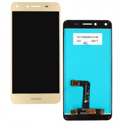 дисплей для huawei y5 ii з золотистим тачскріном