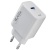 мережевий зарядний пристрій ridea rw-20124 rapid pro 1usb-c qc/pd 20w+type-c to type-c (бiлий) 