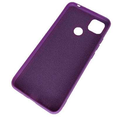 Купить силіконовий чохол soft silicone case для xiaomi redmi 9c/10a - purple онлайн