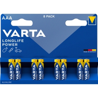 батарейка varta longlife power lr3 aaa 4903 bl (8шт) 
