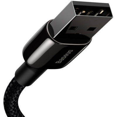 кабель baseus tungsten gold usb - lightning 2.4a/1m (calwj-01) (black) 