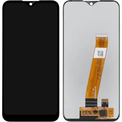 дисплей для samsung a015 galaxy a01 + touchscreen black (oem) (вузький коннектор)