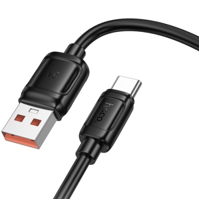 кабель hoco x115 surpass 100w usb - type-c 1m (чорний) 
