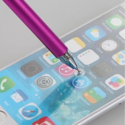 стилус ємнісний, високоточний, jot pro, алюмінієвий, рожевий 