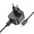 мережевий зарядний пристрій hoco cs34a 2usb/18w/qc3.0 + (usb - microusb) (чорний) 