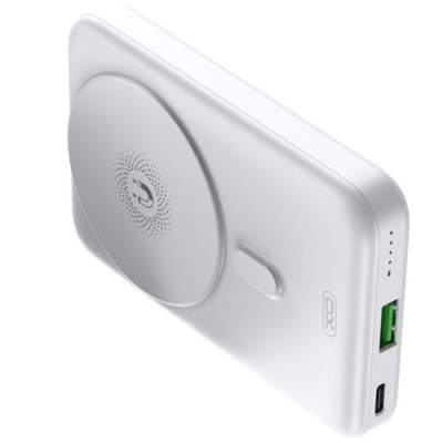 додаткова батарея power bank xo pr211 magnetic 15w wireless charging 10000 mah (білий) 