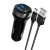 Автомобільний Зарядний Пристрій Hoco Z40 2USB/2.4A + (USB - Type-C) (Чорний)
