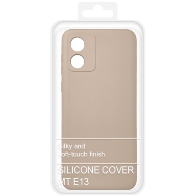 Купить силіконовий чохол soft silicone case для motorola e13 (пудра) онлайн