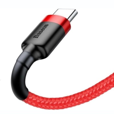кабель baseus cafule usb - type-c 2.0a/3m (catklf-u09) (red) 