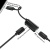 перехідник skydolphin au01 lightning to dual lightning + charging 1.5a (чорний) 