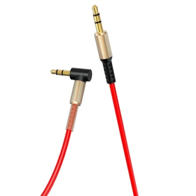 кабель aux skydolphin sr08 spring wire 3.5mm/1m (червоний) 