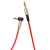 кабель aux skydolphin sr08 spring wire 3.5mm/1m (червоний) 