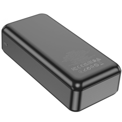 додаткова батарея power bank hoco j101b astute pd20w+qc3.0 22.5w 30000 mah (чорний) 