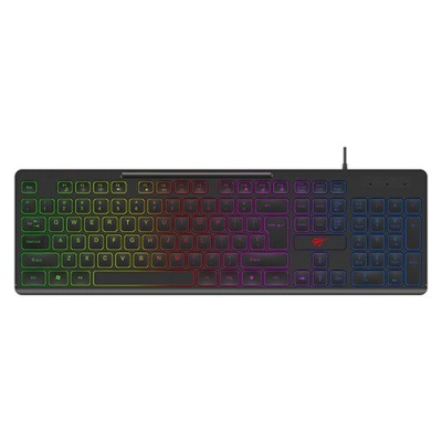 клавіатура провідна з підсвіткою havit hv- kb275l black 