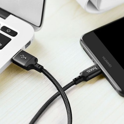 кабель hoco x14 times speed usb - type-c 3.0a/1m (чорний) 