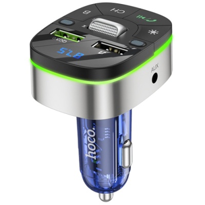 FM Модулятор Hoco E71 (Синій)