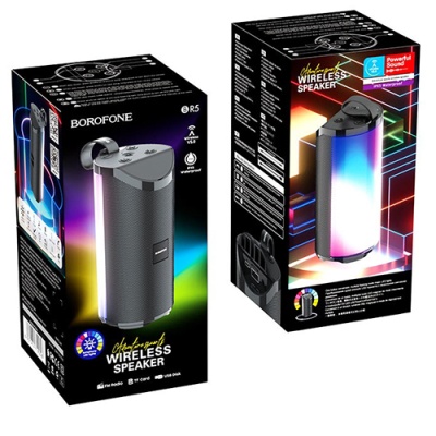 портативна колонка borofone br5 (чорний) 