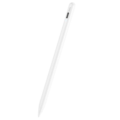 стилус hoco gm109 smooth active universal capacitive pen (білий) 