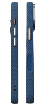 Купить чохол piblue carbon glacier magsafe (pl-99) для apple iphone 16 (синій) онлайн