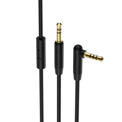 кабель aux borofone bl5 + мікрофон 1m (чорний) 