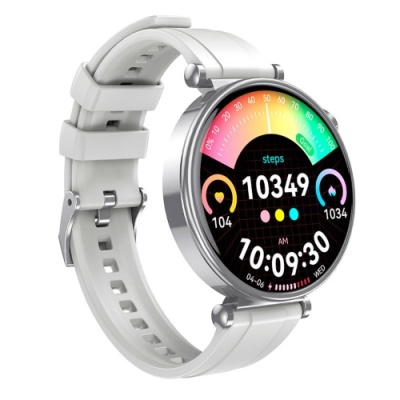 смарт-годинник xo gt4 mini amoled (срібний) 