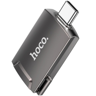 перехідник hoco ua19 type-c - hdmi 4k (сірий) 