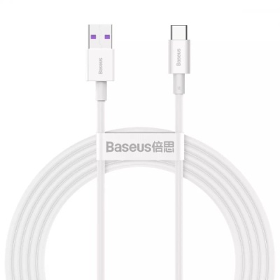 кабель baseus superior series usb - type-c 66w/2m (catys-a02) (white) 