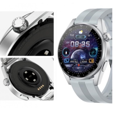 смарт-годинник xo w3 pro plus (срібний) 