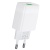 мережевий зарядний пристрій hoco c72q 1usb/18w/qc3.0 (білий) 