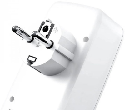 мережевий подовжувач xo wl-08 eu 3ac+2usb (білий) 