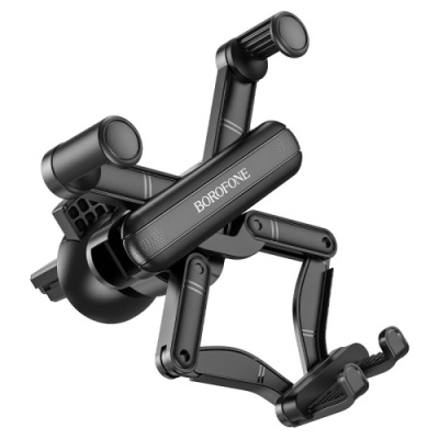 Автотримач Borofone BH78 Point air outlet gravity linkage (Чорний)