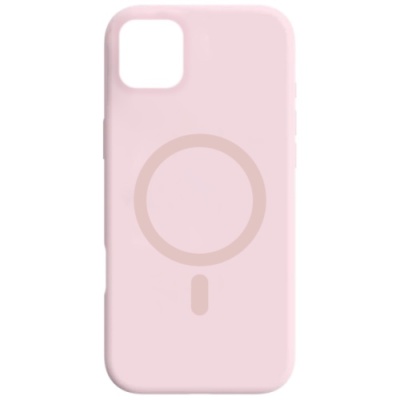 Купить чохол silicone case with magsafe для apple iphone 11 (pink) онлайн