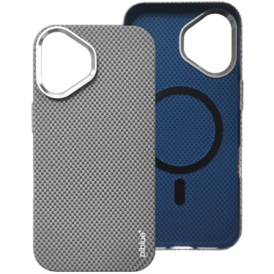 Купить чохол piblue carbon glacier magsafe (pl-99) для apple iphone 16 (титаново-сірий) онлайн