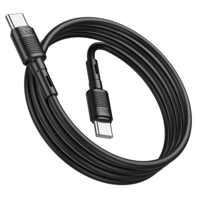 кабель hoco x83 (pd) type-c - type-c 60w 3a/1m (чорний) 