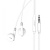 навушники earldom et-e66 universal 3.5mm jack vs mic&control white 