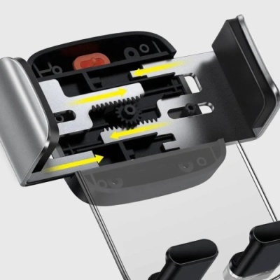 Автотримач Baseus Easy Control Clamp Air Outlet Version (SUYK000101) (black)