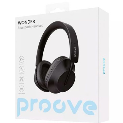 бездротові навушники накладні proove wonder (black)  