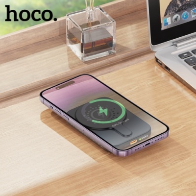 додаткова батарея power bank hoco j117 esteem pd20w magnetic 5000mah (чорний) 
