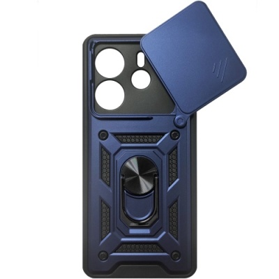 Купить чохол-накладка armor magnet camshield для xiaomi redmi note 14 4g global (163.2/76.5/8.16mm) - dark blue онлайн