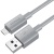 кабель hoco x107 usb - microusb 2.4a/1m (сірий) 