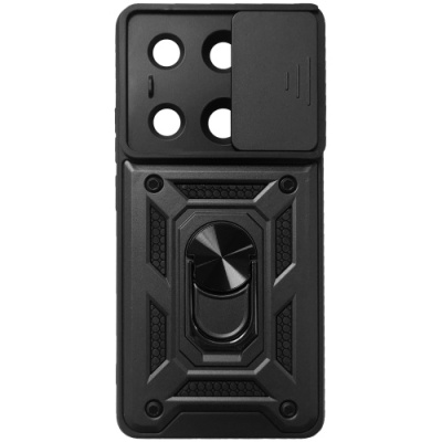 Купить чохол-накладка armor magnet camshield для xiaomi redmi note 13 pro 4g/note 14s/poco m6 pro 4g - black онлайн
