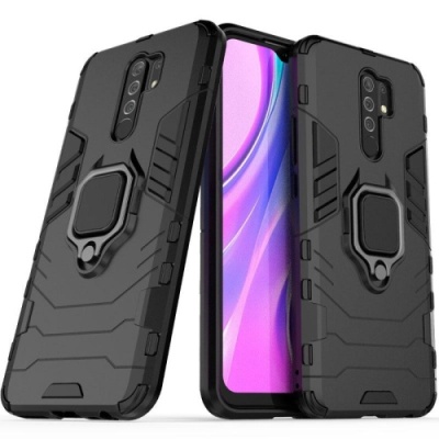 Купить чохол-накладка armor magnet для xiaomi redmi 9 - black онлайн