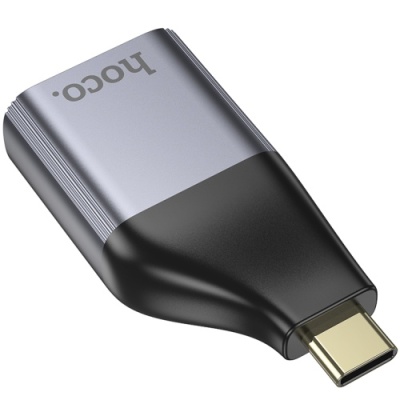перехідник hoco ua34 type-c to vga 2k 60hz (сiрий) 