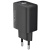мережевий зарядний пристрій ridea rw-20220 rapid duo 1usb/1usb-c qc/pd 20w (чорний) 
