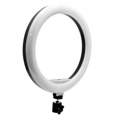 кільцева лампа fill light 26cm на штативі для предметної зйомки (чорний) 