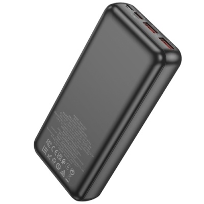 додаткова батарея power bank borofone bj38a power pd20w+qc3.0 22.5w 20000 mah (чорний) 